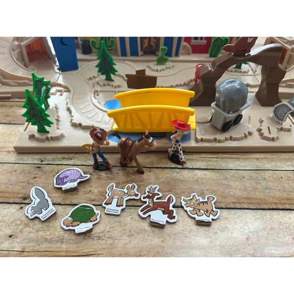 Disney Parks Pixar Toy Story Andy's Toy Chest Mini Playset Old West Roundup - Picture 11 of 16